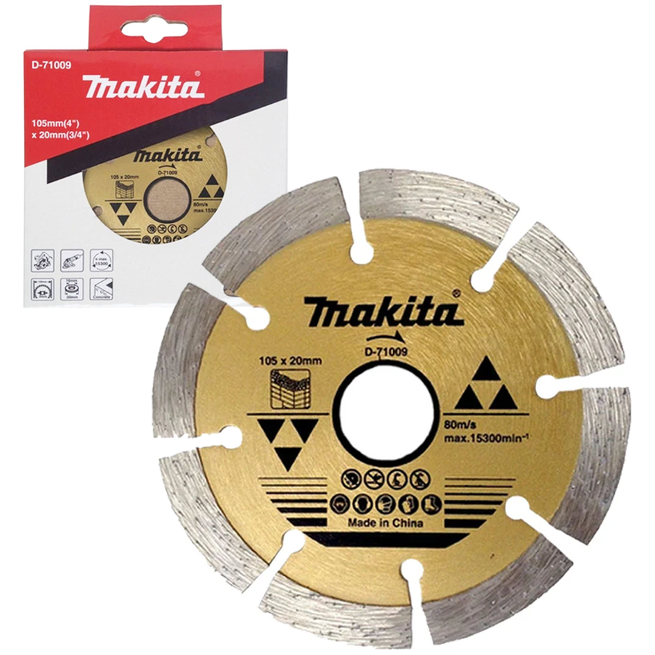 Makita D-71009 Diamond Cutting Disc (Concrete/Stone) 4" | Makita by KHM Megatools Corp. Main image
