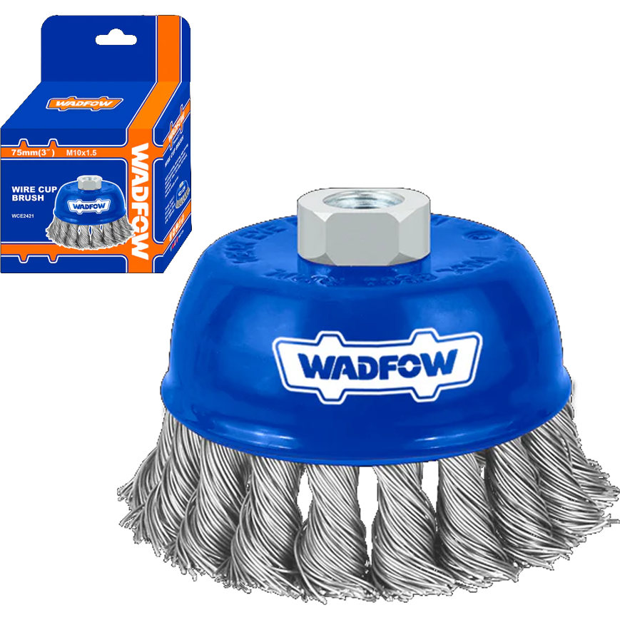 Wadfow WCE2421 Wire Cup Brush Twisted | Wadfow by KHM Megatools Corp. Main image