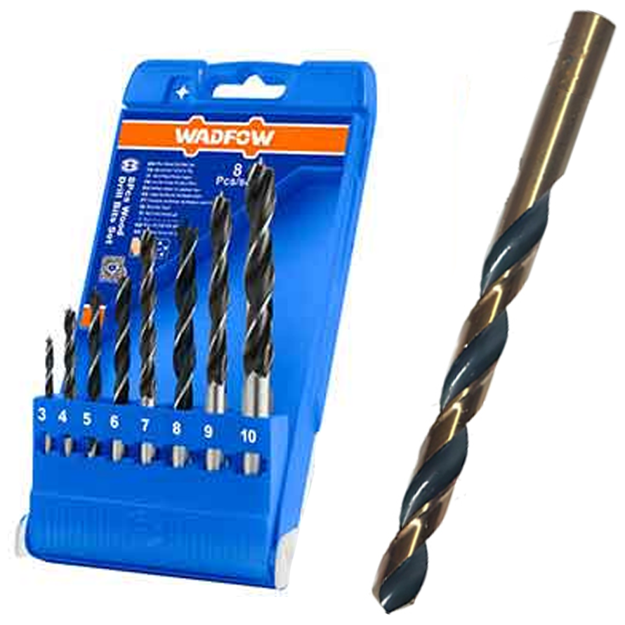 Wadfow WTD6B01 HSS Twist Drill Bit Set 9Pcs | Wadfow by KHM Megatools Corp. Main image