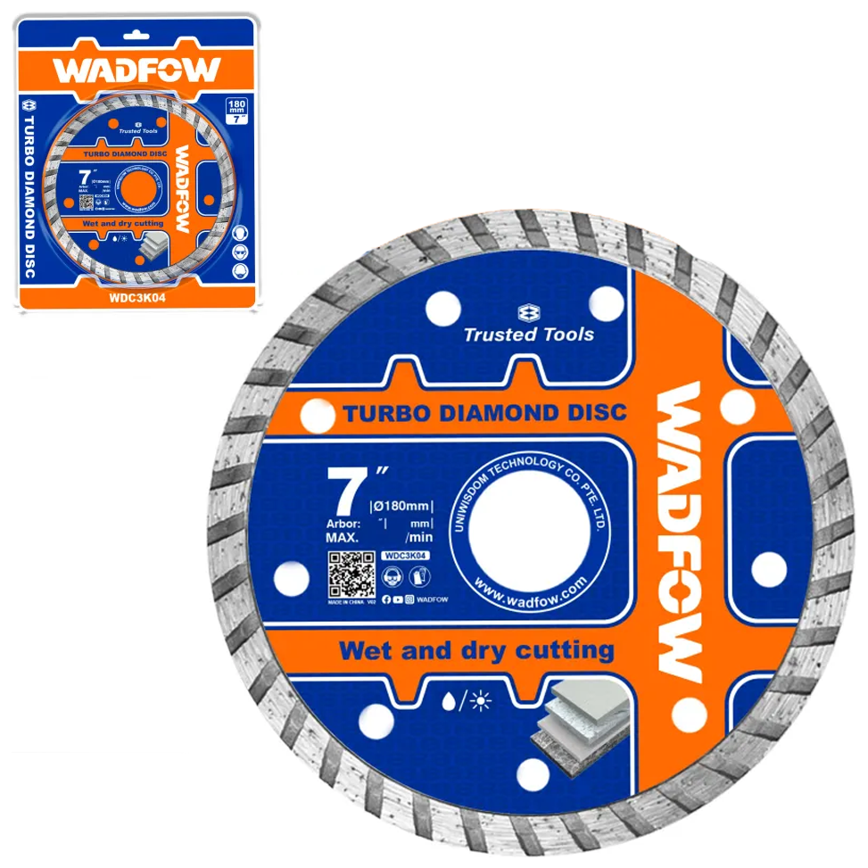 Wadfow WDC3K04 Turbo Diamond Disc 7" | Wadfow by KHM Megatools Corp. Main image