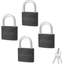 Wadfow WPD5444 Iron Padlock Set 38MM 4Pcs-Key-Alike | Wadfow by KHM Megatools Corp.