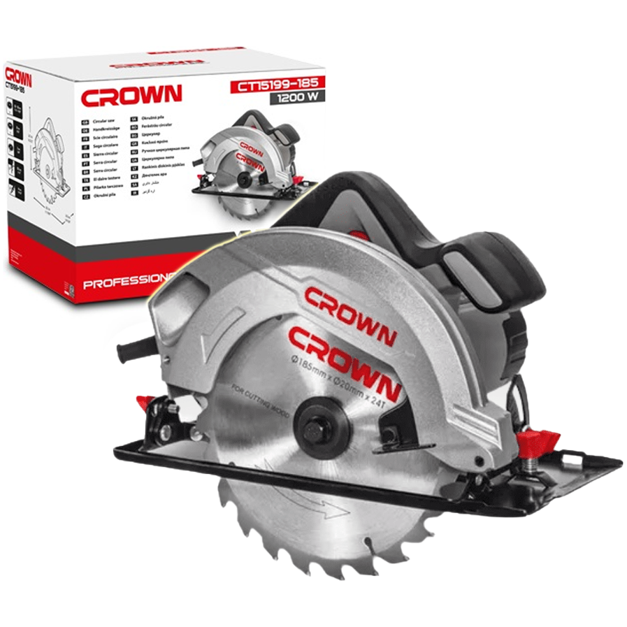 Crown CT15188-185  Circular Saw 1500W 7" | Crown by KHM Megatools Corp.