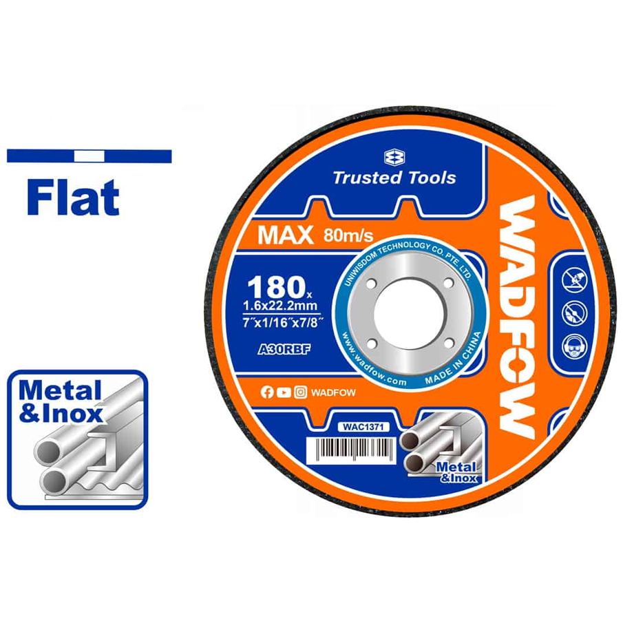 Wadfow WAC1371 Abrasive Metal Cutting Disc 7" Secondary image