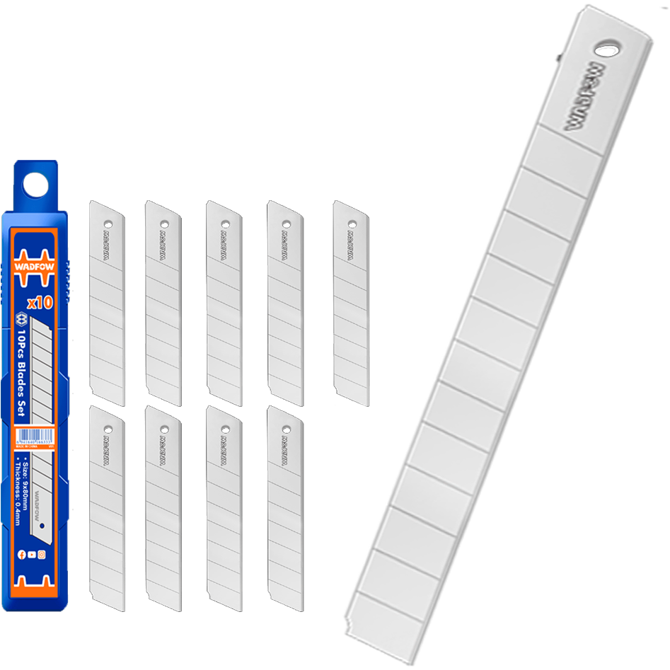 Wadfow Snap-Off Knife Blade Set 10PCs Secondary image