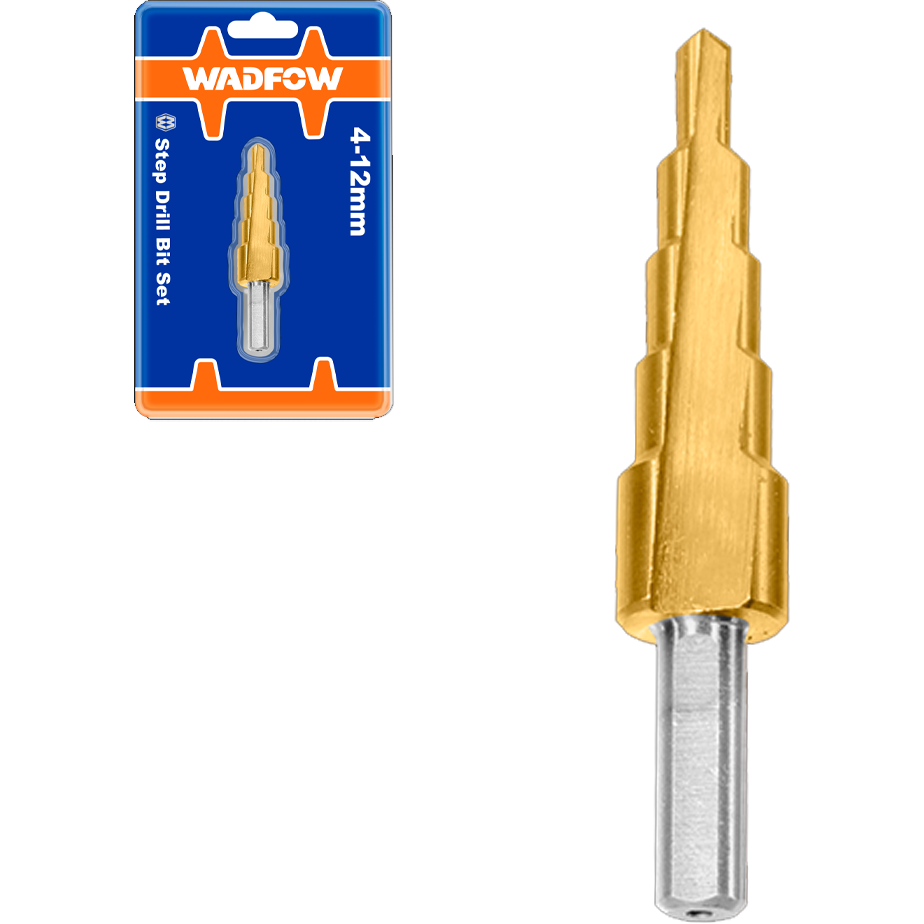 Wadfow WJD1401 Step Drill Bit 4-12mm | Wadfow by KHM Megatools Corp. Main image