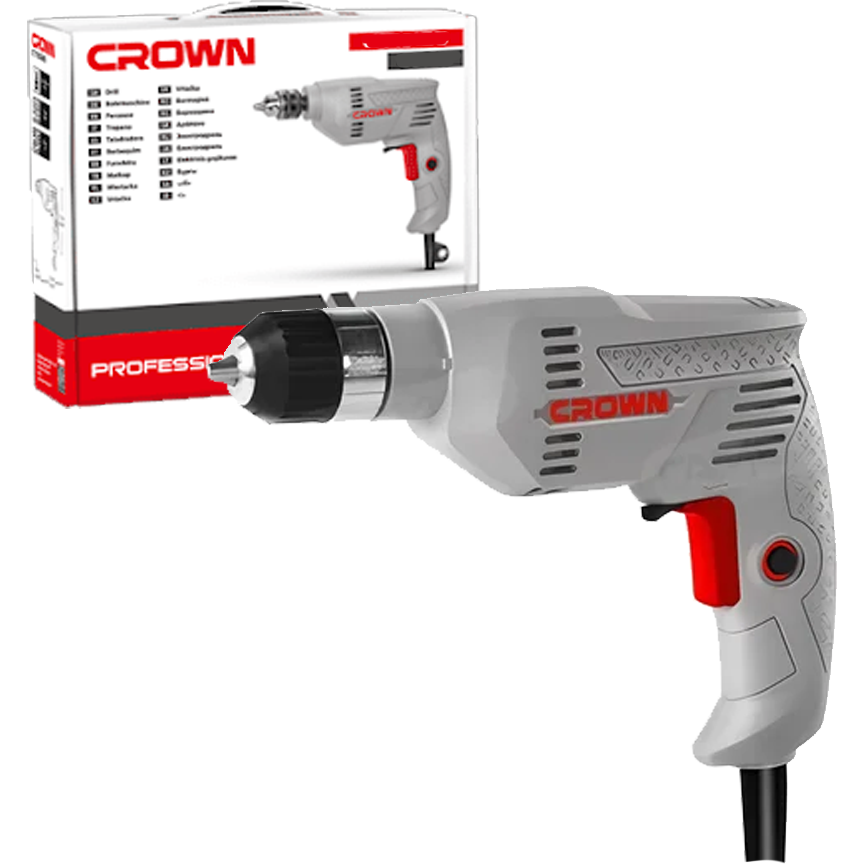 Crown CT10126C Electric Drill 400W (Chuckless) | Crown by KHM Megatools Corp. Main image