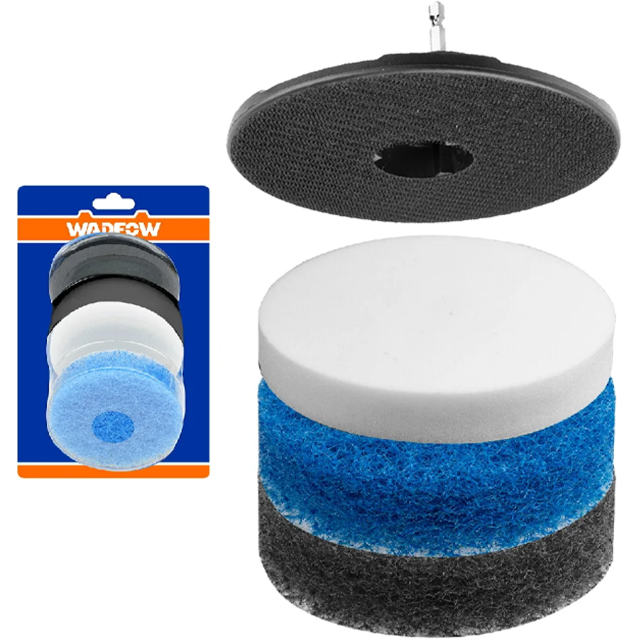 Wadfow WND4406 Scrubbers Set 4Pcs | Wadfow by KHM Megatools Corp. Main image