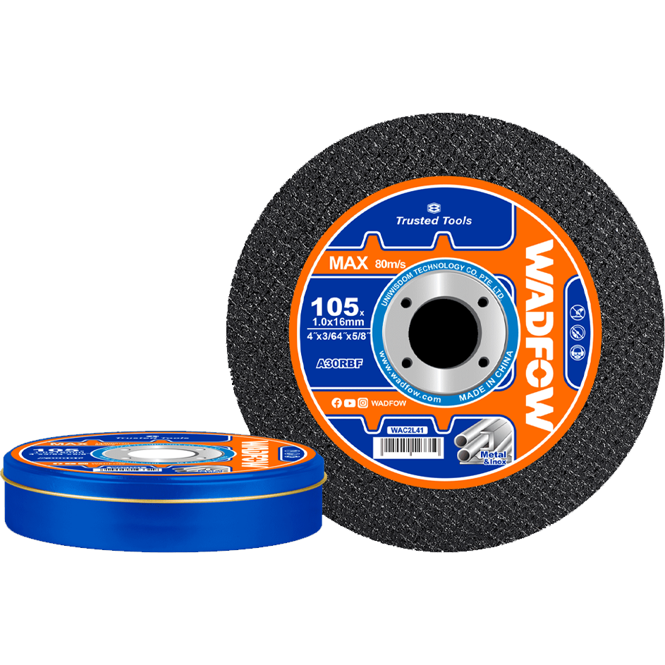 Wadfow WAC2L41 Abrasive Metal Cutting Disc 4" 15Pcs | Wadfow by KHM Megatools Corp. Main image