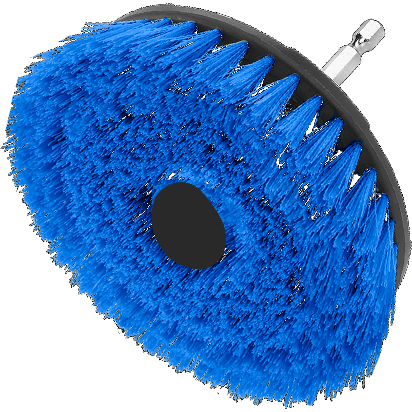 Wadfow WNY2440 Medium Bristle Brush 4" with 1/4" Shank | Wadfow by KHM Megatools Corp. Main image