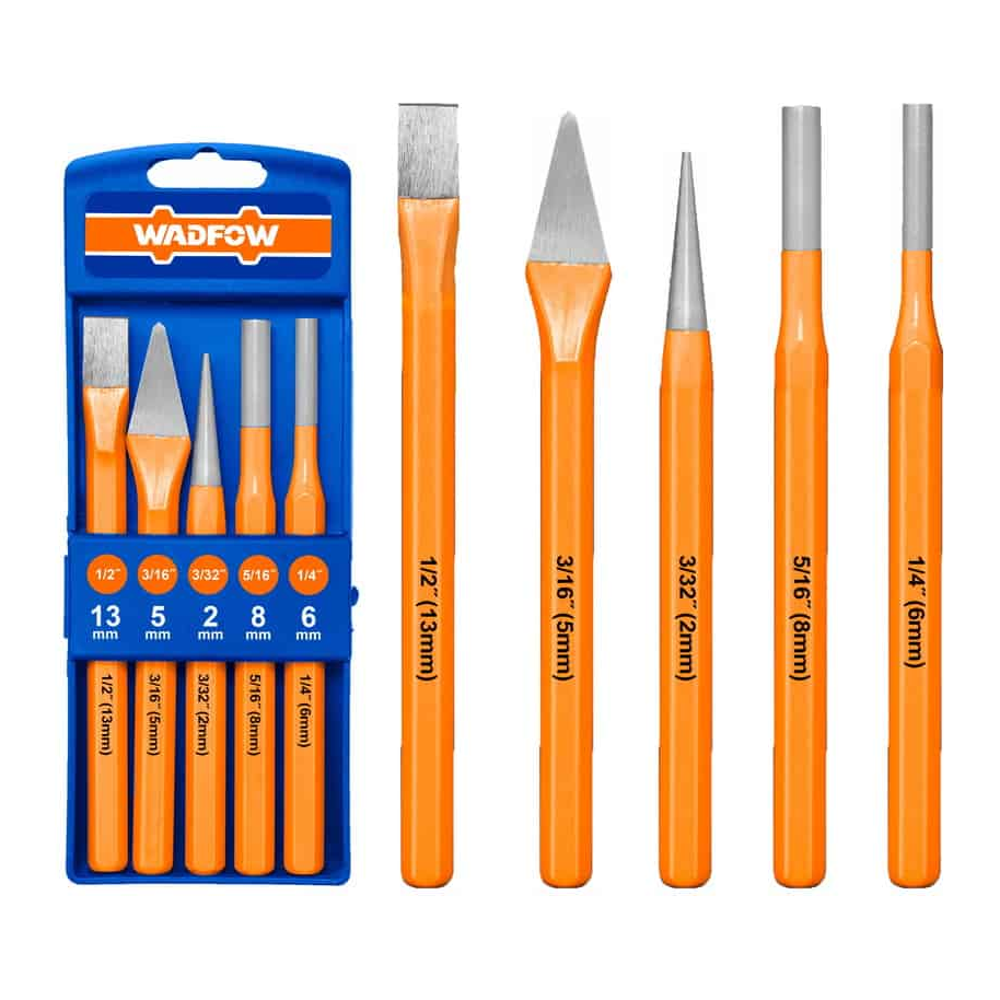 Wadfow WCC8395 Cold Chisel and Punch Set 5Pcs | Wadfow by KHM Megatools Corp. Main image