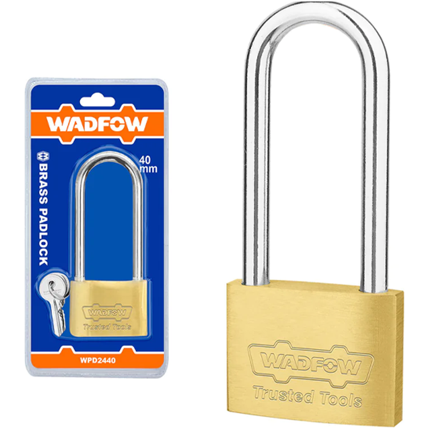 Wadfow Brass Padlock Long Shackle | Wadfow by KHM Megatools Corp. Main image
