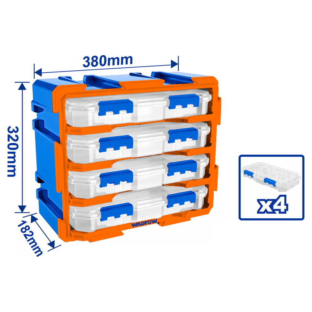 Wadfow WTB8344 Modular Storage Tower Secondary image
