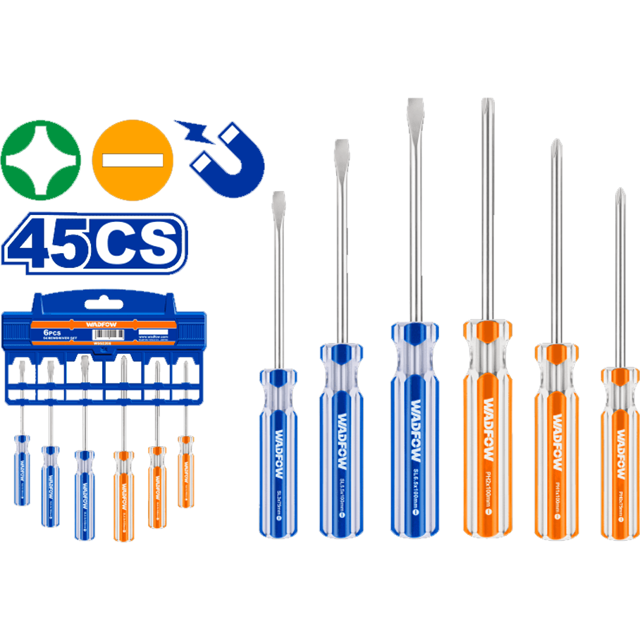 Wadfow WSS3206 Screwdriver Set 6Pcs Secondary image