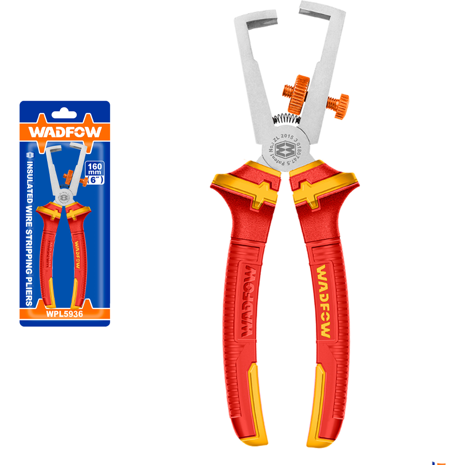 Wadfow WPL5936 Wire Stripping Insulated Pliers 6" | Wadfow by KHM Megatools Corp. Main image