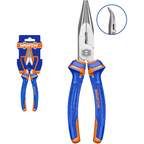Wadfow WPL4C08 Bent Nose Pliers 8" (Carbon Steel) | Wadfow by KHM Megatools Corp.