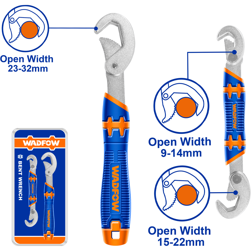 Wadfow WUW1103 Universal Wrench Set 2Pcs Secondary image