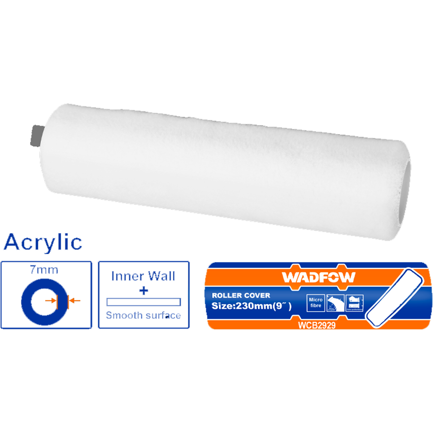 Wadfow WCB2929 Roller Cover 9" (Inner Wall) | Wadfow by KHM Megatools Corp.