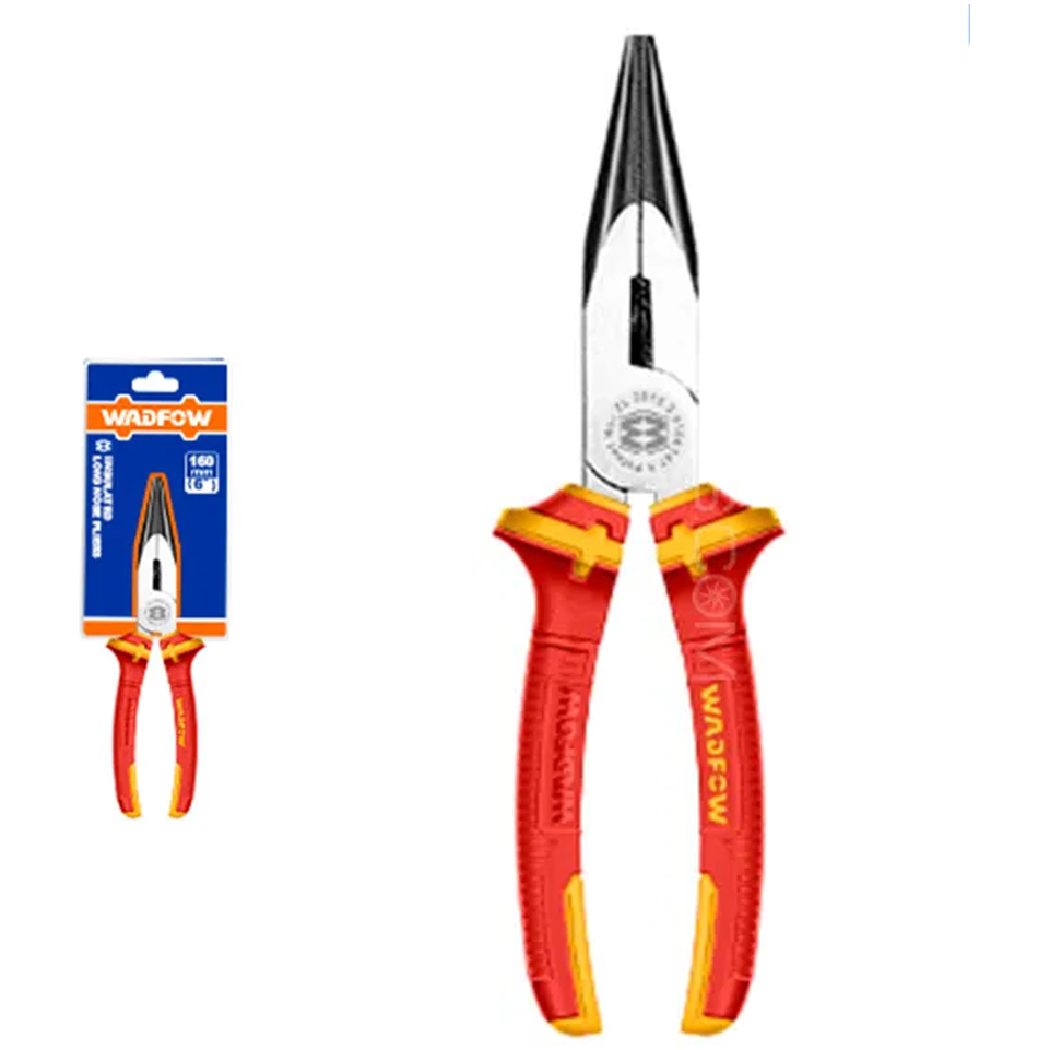 Wadfow WPL2938 Long Nose Insulated Pliers 8" | Wadfow by KHM Megatools Corp. Main image