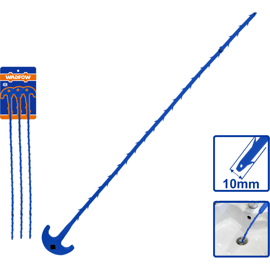 Wadfow WDD1156 Drain Snake Set 3Pcs Secondary image
