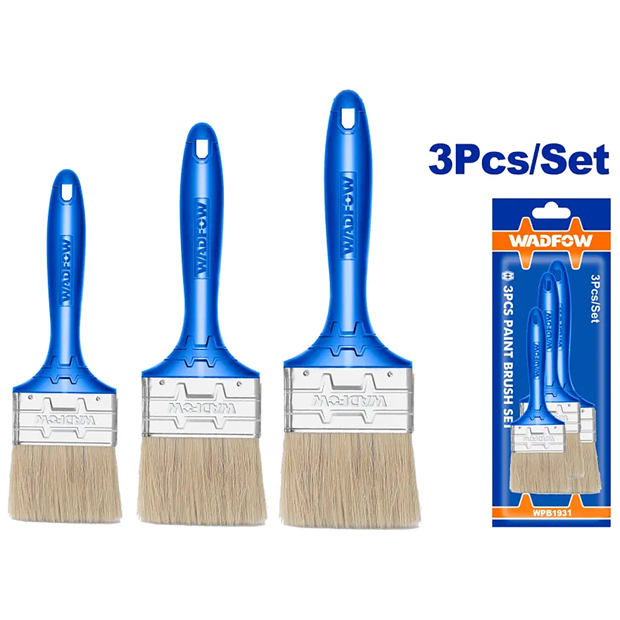 Wadfow WPB1931 Paint Brush Set 3Pcs | Wadfow by KHM Megatools Corp. Main image