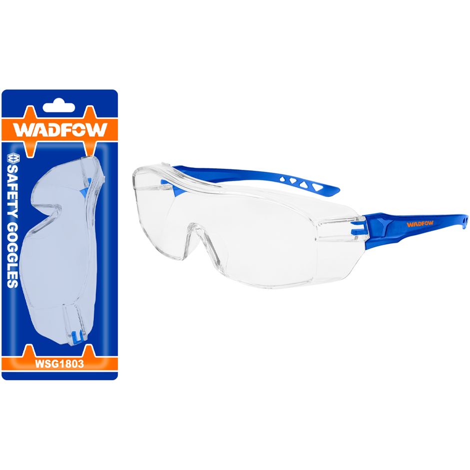 Wadfow WSG1803 Safety Googles (Full View) | Wadfow by KHM Megatools Corp. Main image