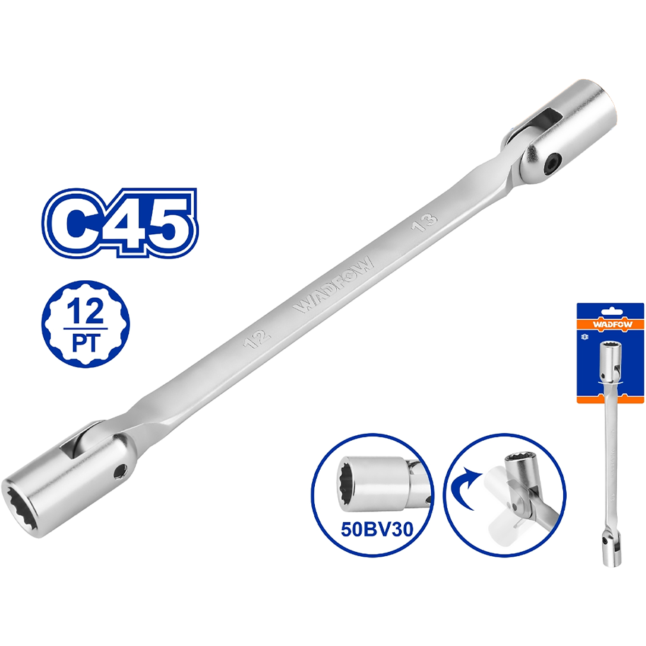 Wadfow Double Flexible Socket Wrench Secondary image