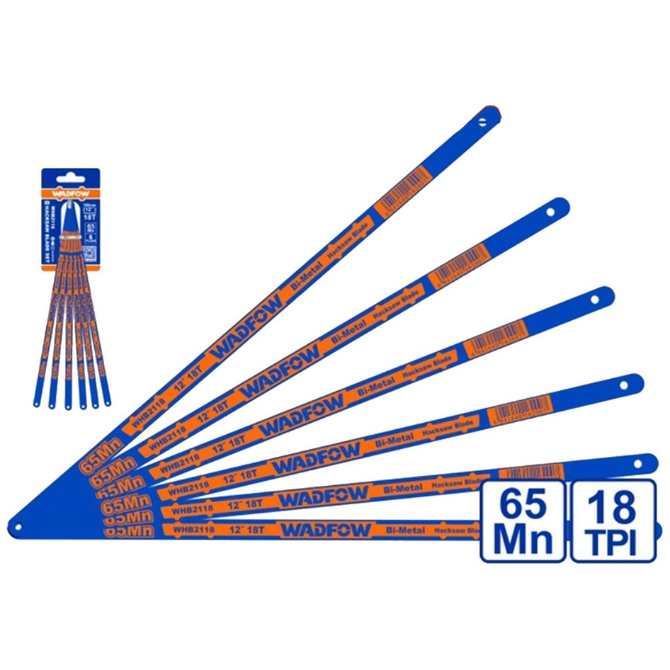 Wadfow WHB2118 Hacksaw Blade Set 12" | Wadfow by KHM Megatools Corp. Main image