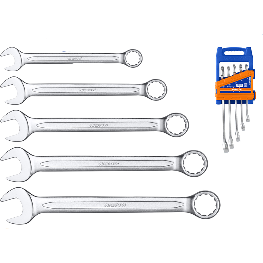 Wadfow WSP1215 10-19MM Combination Spanner 5Pcs Set Secondary image
