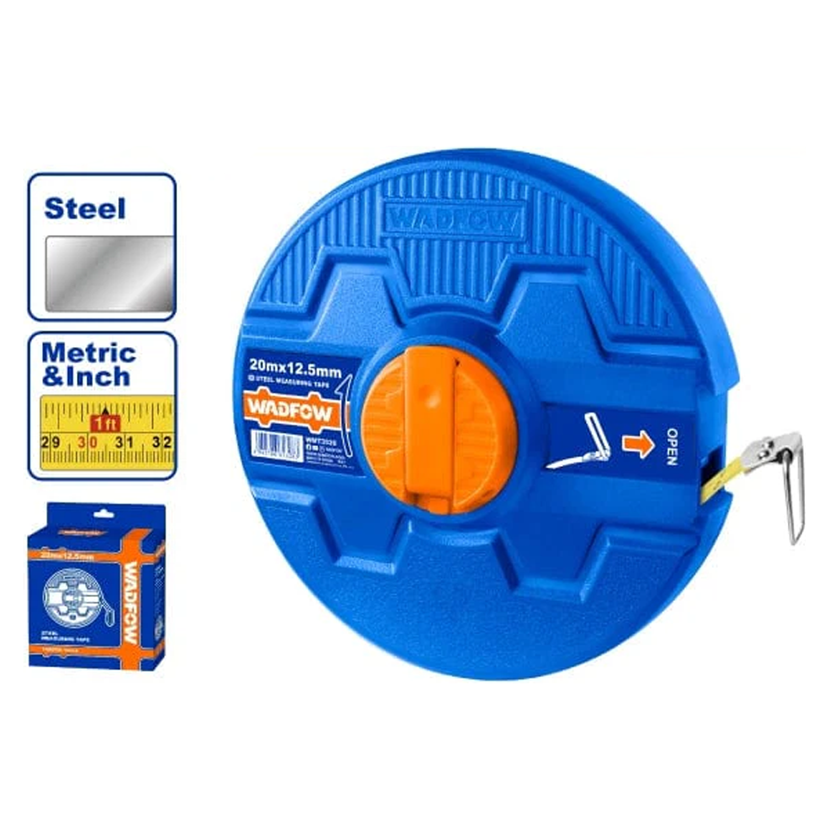 Wadfow WMT3520 Steel Measuring Tape 20Mx12.5MM Secondary image
