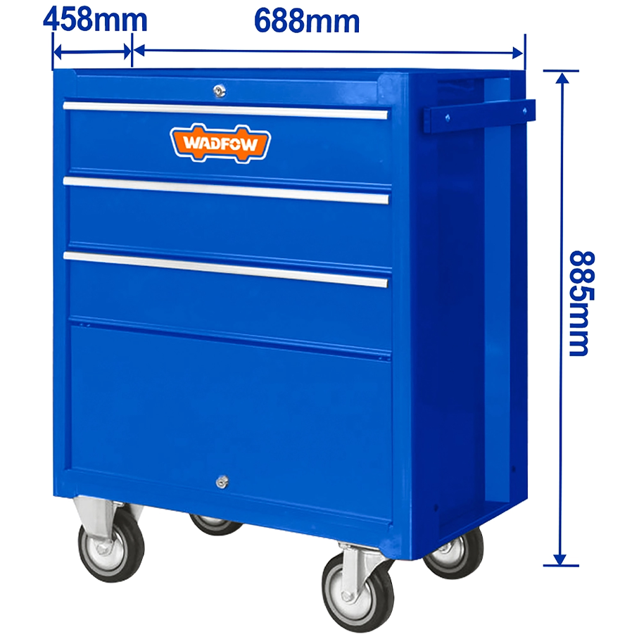 Wadfow WCS2A03 Roller Cabinet 3-Drawer Secondary image