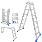 Wadfow WLD7H44 Aluminum Multi-Purpose Ladder 4x4 | Wadfow by KHM Megatools Corp.