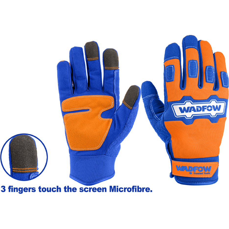 Wadfow WMG1E03 Mechanical Gloves (3 Finger) Secondary image