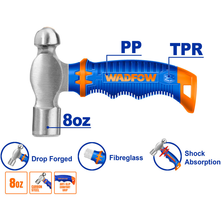 Wadfow WHM53D8 Mini Ball Pein Hammer Secondary image