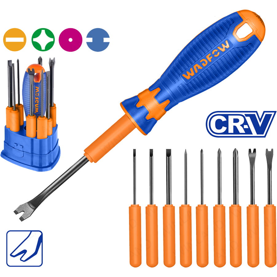 Wadfow WSS1B10 Interchangeable Screwdriver Set 10Pcs Secondary image