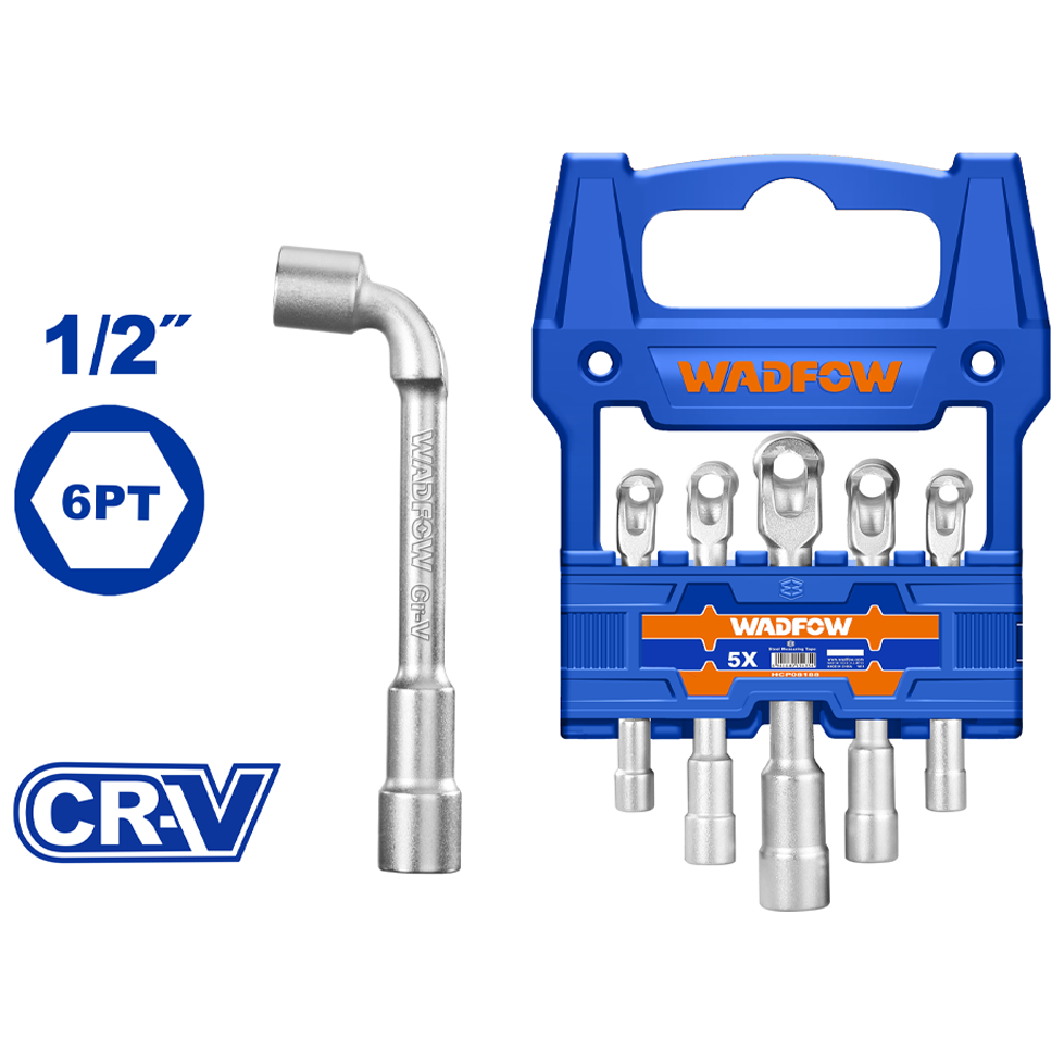 Wadfow WTH4205 L-Angled Socket Wrench 5Pcs Set Secondary image