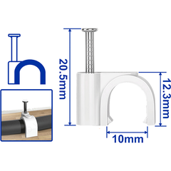 Wadfow Cable Clips (Round) | Wadfow by KHM Megatools Corp.