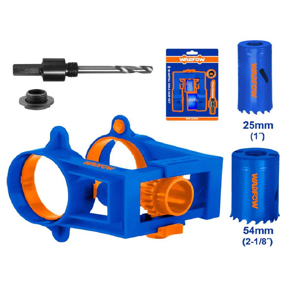 Wadfow WKJ2404 Lock Installation Hole Saw Set 4 Pcs Secondary image