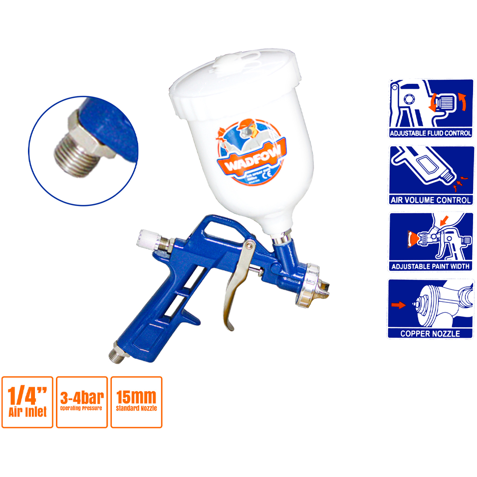 Wadfow WGA1504 Air Spray Gun 600CC Secondary image