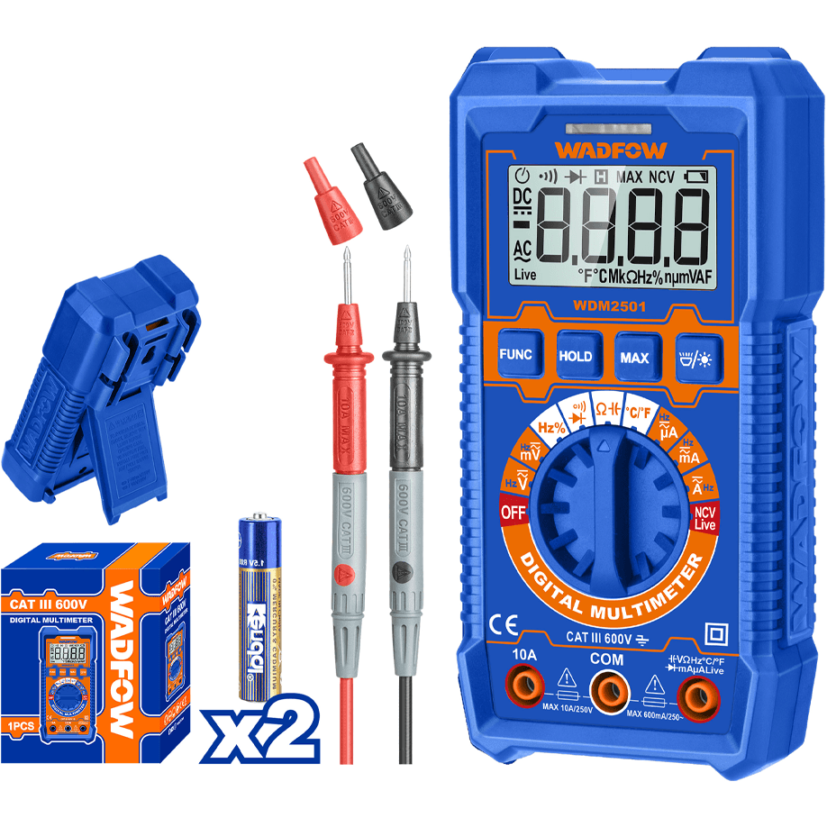Wadfow WDM2501 Digital Multi Meter 6000-Counts Secondary image