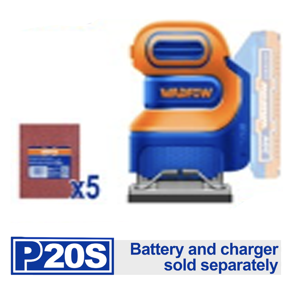 Wadfow WRAP5010 Li-Ion Sheet Sander 20V(Bare) Secondary image