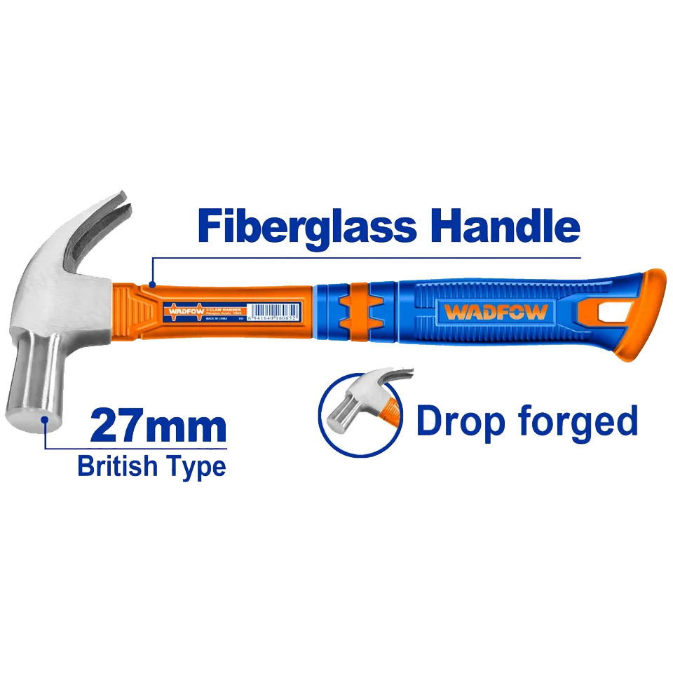 Wadfow WHM3327 Claw Hammer British Type Secondary image