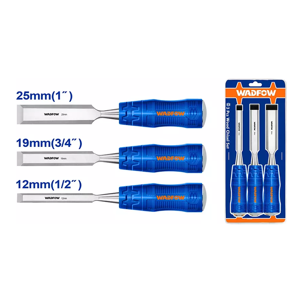 Wadfow WWC2203 Wood Chisel 3Pcs Set Secondary image