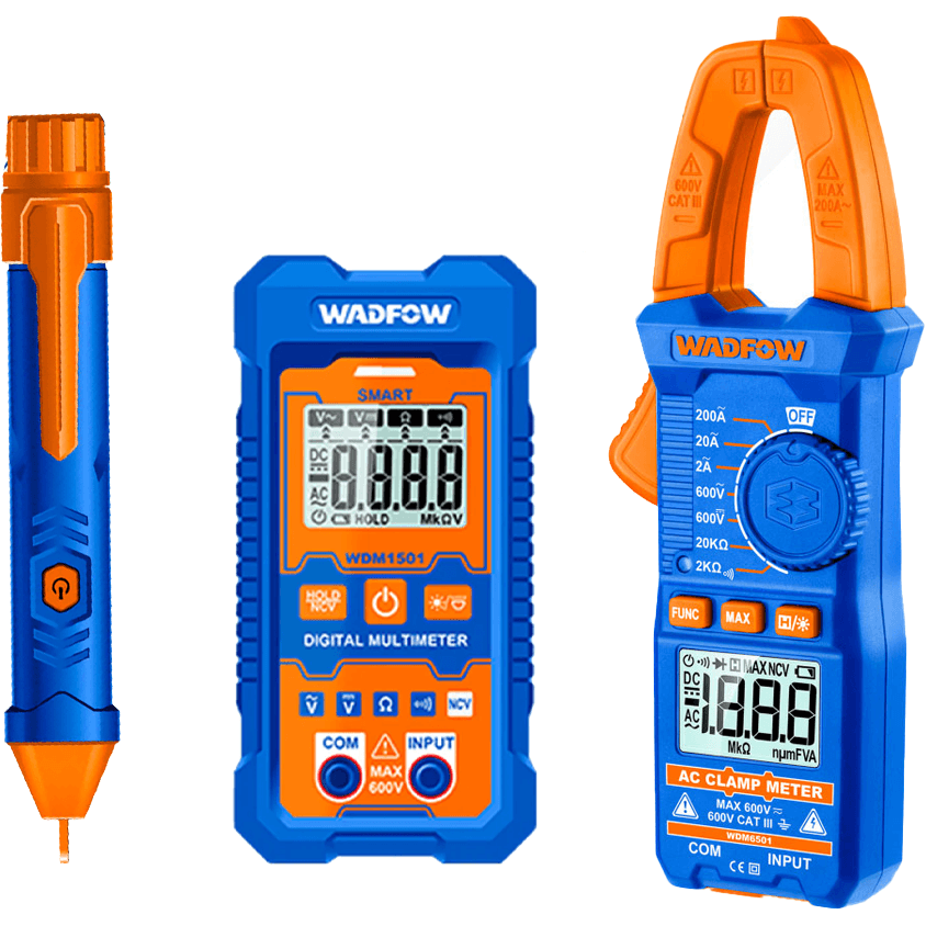 Wadfow WDM94011 Electrical Test Kit 3Pcs - KHM Megatools Corp. Main image