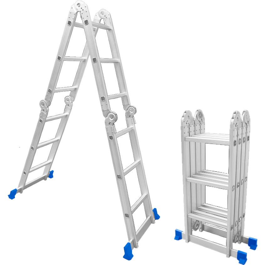 Wadfow WLD7H43 Aluminum Multi-Purpose Ladder 4x3 | Wadfow by KHM Megatools Corp. Main image