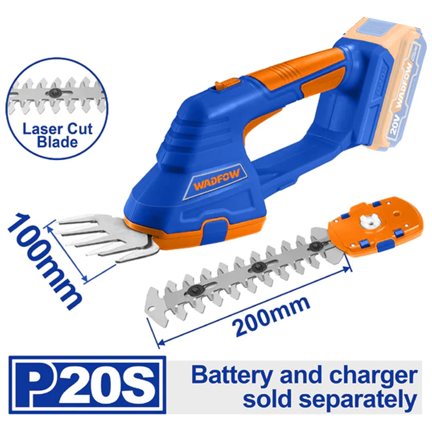 Wadfow WJC1520 Li-Ion Garden Shear 20V (Bare) Secondary image