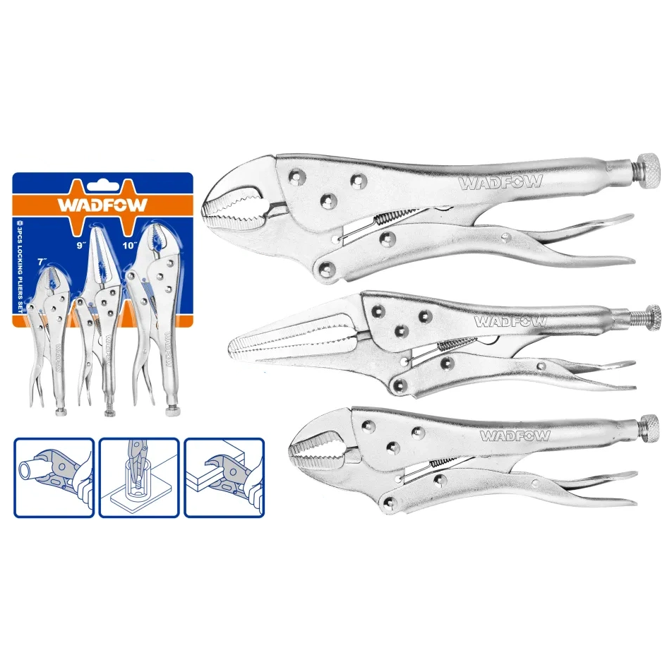 Wadfow WLP5703 Locking Plier 3Pcs Set Secondary image