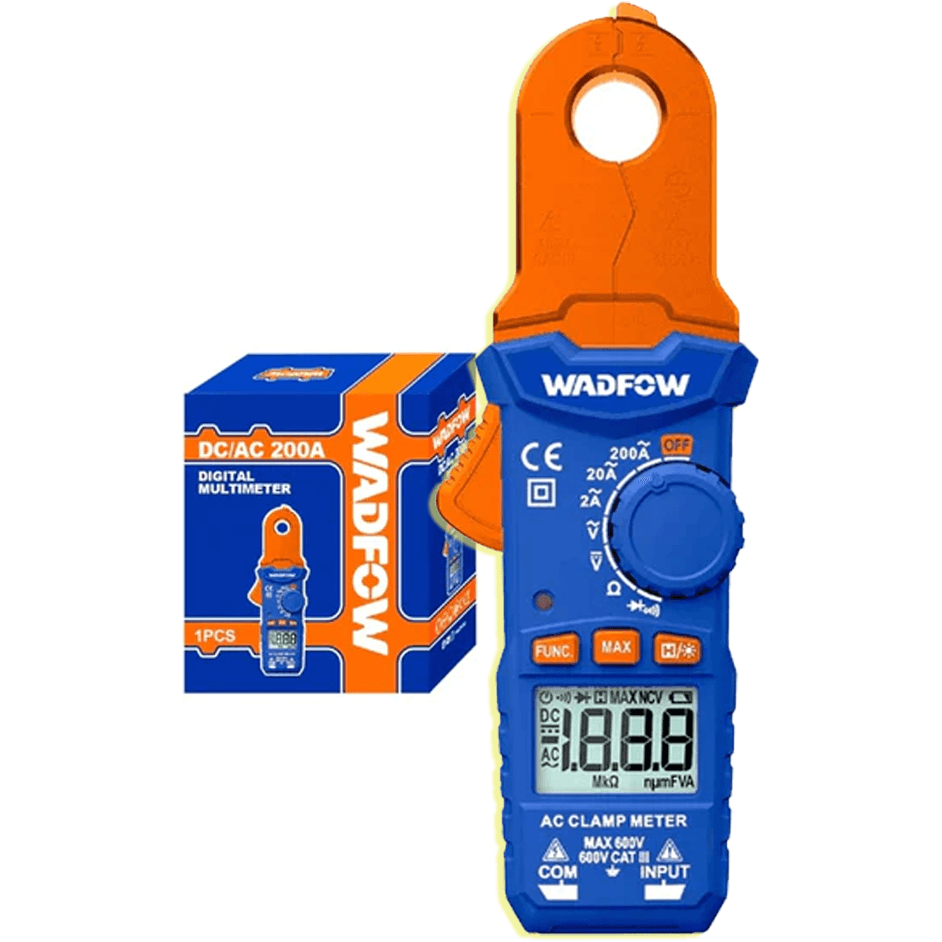 Wadfow WDM65015 DC/AC Clamp Meter 2000-Counts - KHM Megatools Corp. Main image