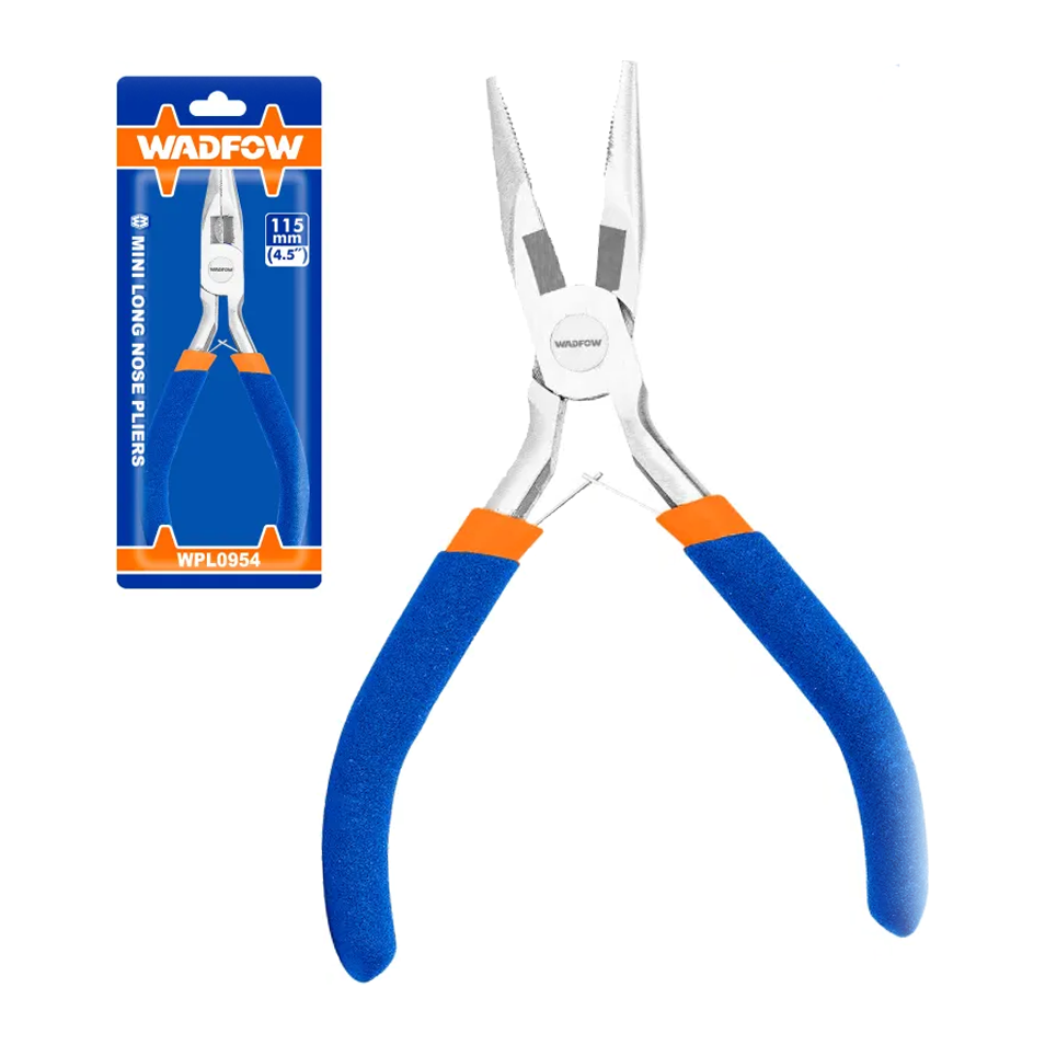 Wadfow WPL0954 Mini Long Nose Pliers 4.5" | Wadfow by KHM Megatools Corp. Main image