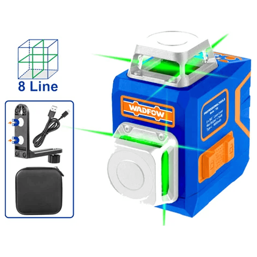 Wadfow WLE1M08 Self-Leveling Line Laser (Green Laser) - KHM Megatools Corp.