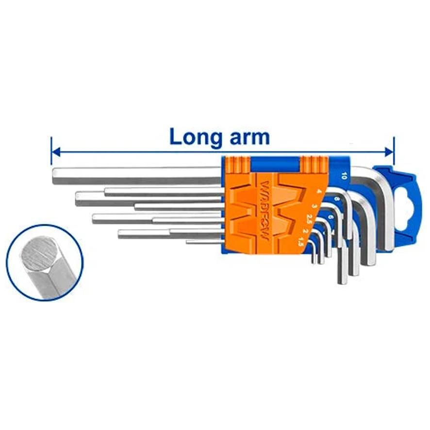 Wadfow WHK1291 Hex Key (Long Arm) Secondary image